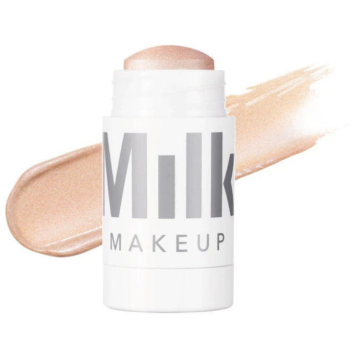Dewy Cream Highlighter Stick - Milk Makeup Turnt - White Gold with Pink Pearl