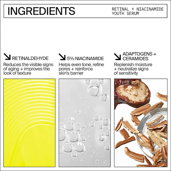 Retinal + Niacinamide Youth Serum 1 oz/ 30 mL