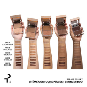 Major Sculpt Creme Contour & Powder Bronzer Duo She's Bronzed