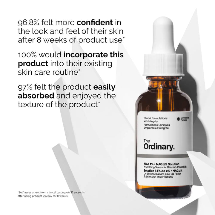 Aloe 2% + NAG 2% Solution 30ml The Ordinary