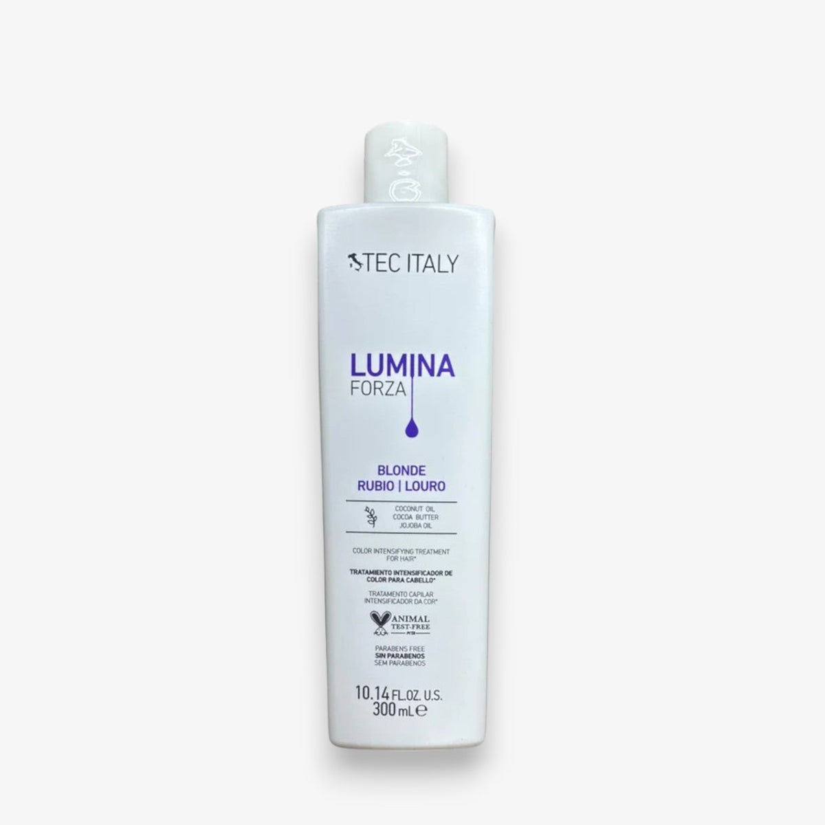 Tec Italy Lumina Forza Blonde Rubio Louro 10.14 fl oz - 300ml