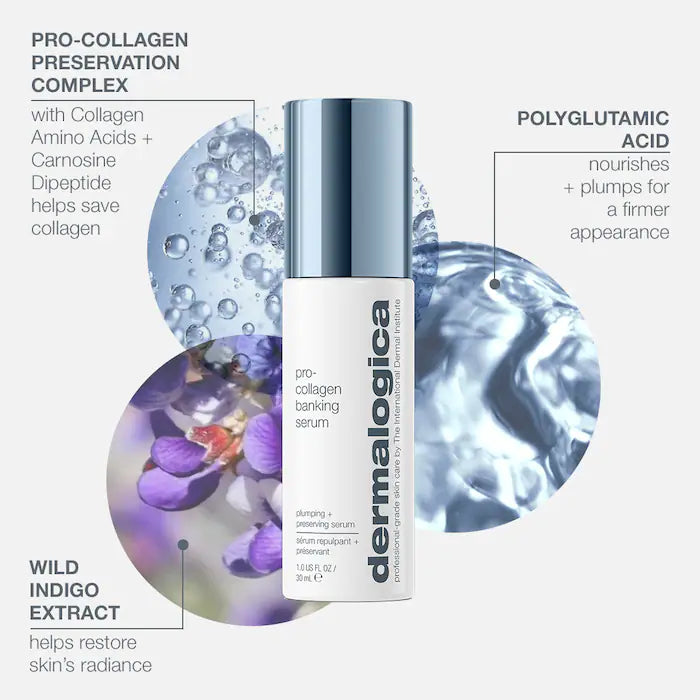 Pro Collagen Banking Serum with Polyglutamic Acid 1 oz / 30 ml