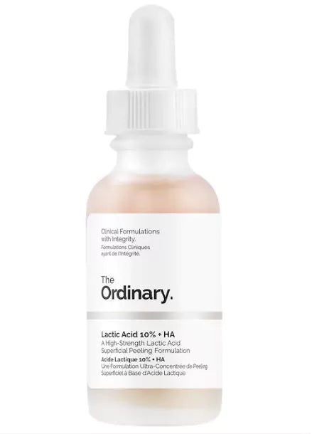 Lactic Acid 10% + HA 2% Exfoliating Serum 30ml The Ordinary