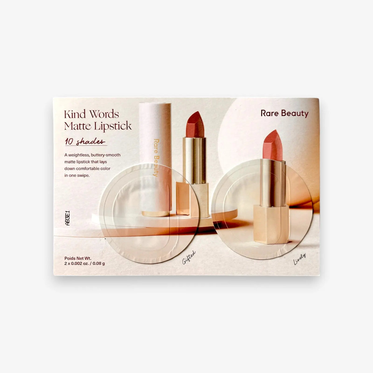 Kind Words Matte Lipstick Sample Packette 2 Shades