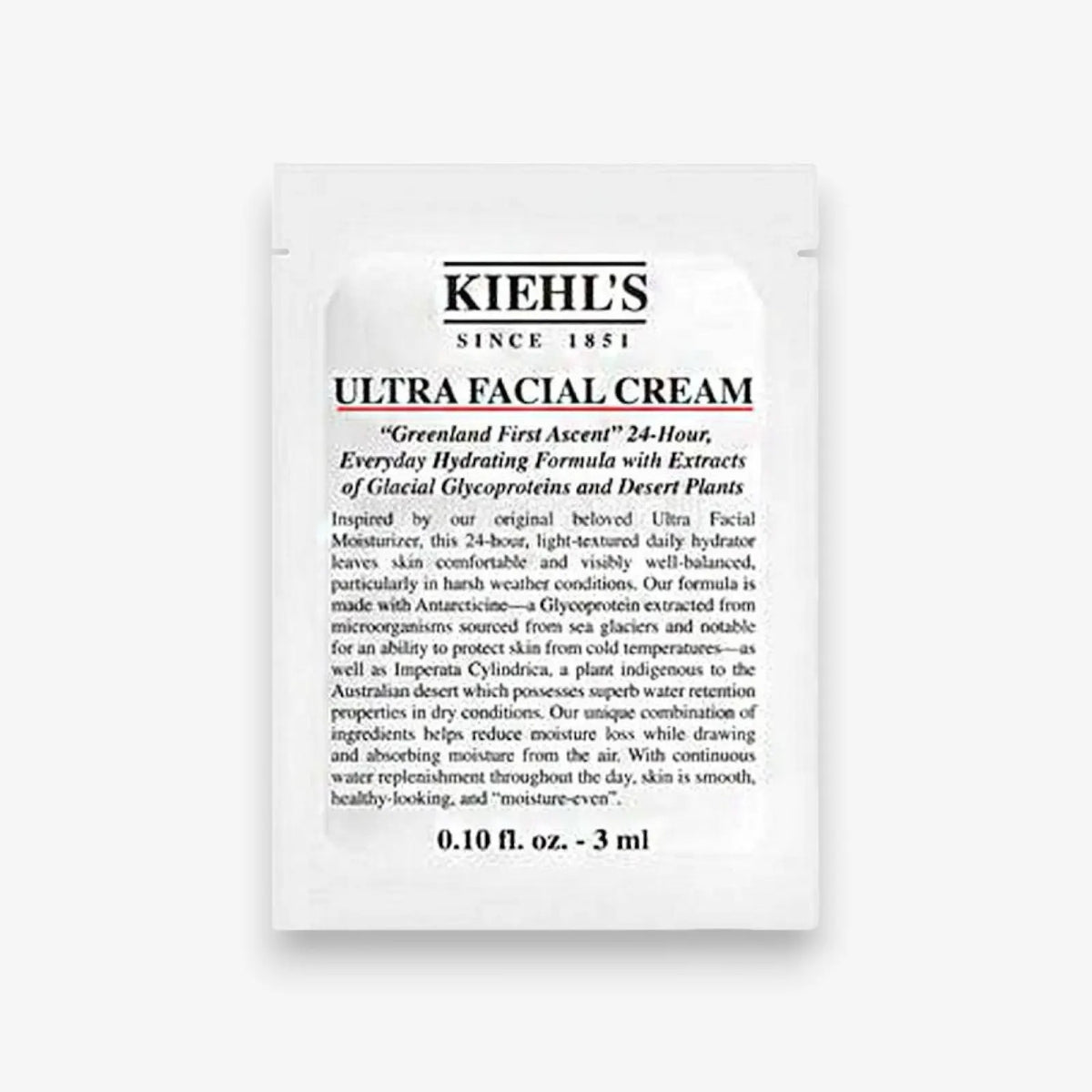 Ultra Facial Cream Sample 3ml