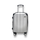 Fast Road Hardside Expandable Roller Luggage Silver, Carry-on 20 inch